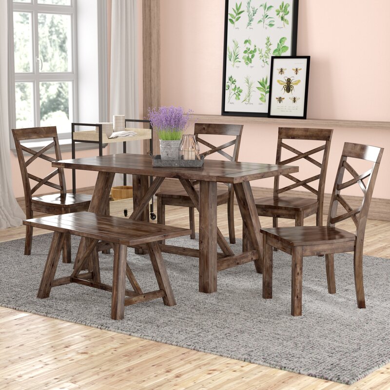 Laurel Foundry Modern Farmhouse Bailee 6 Piece Dining Set & Reviews ...